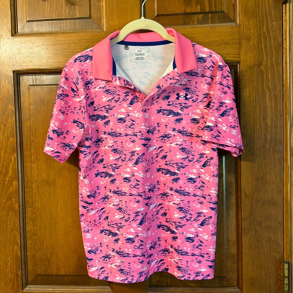 UA tech material polo shirt